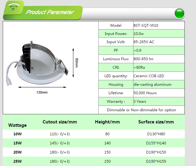 LED DownLighters