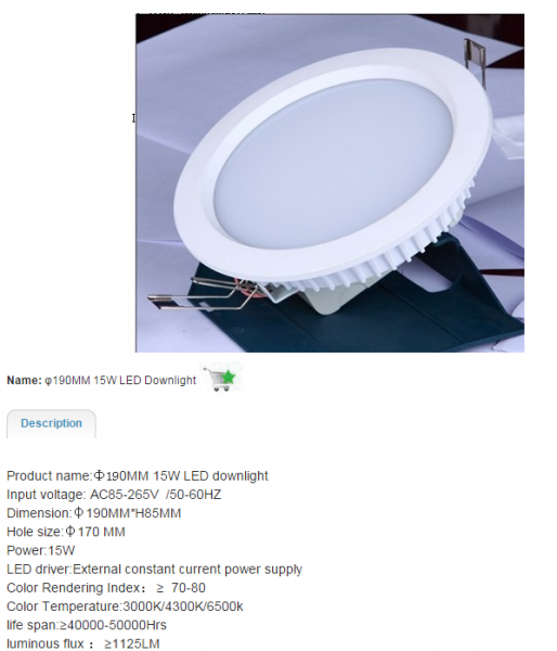 LED DownLighters