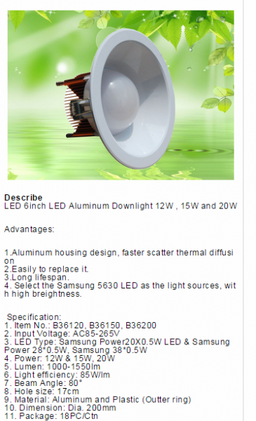 LED DownLighters