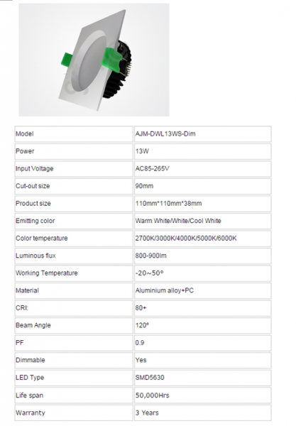 LED DownLighters