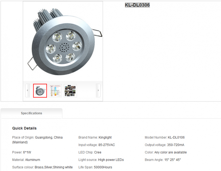 LED DownLighters