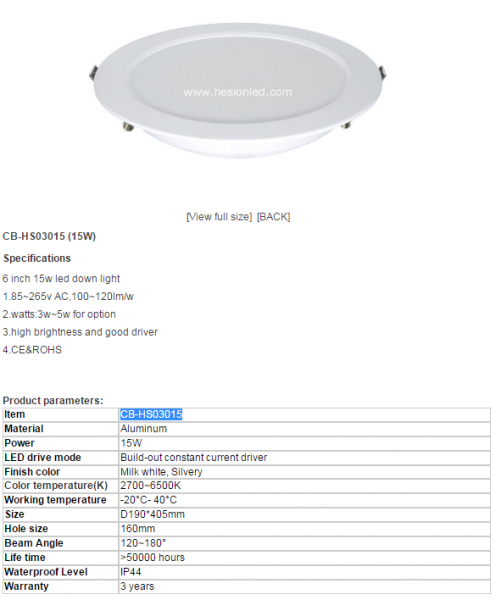 LED DownLighters