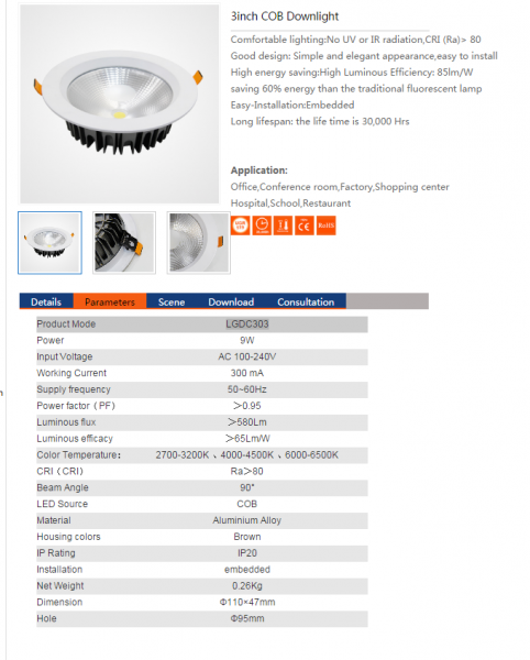 LED DownLighters