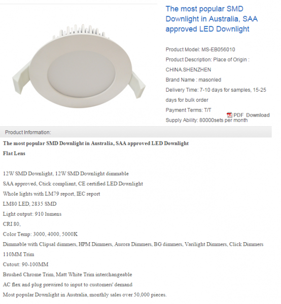 LED DownLighters