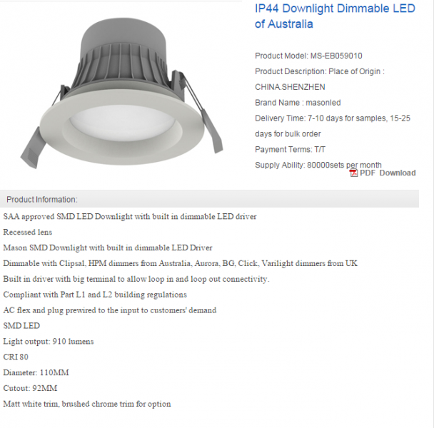 LED DownLighters