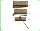 wood tone block (G6B)