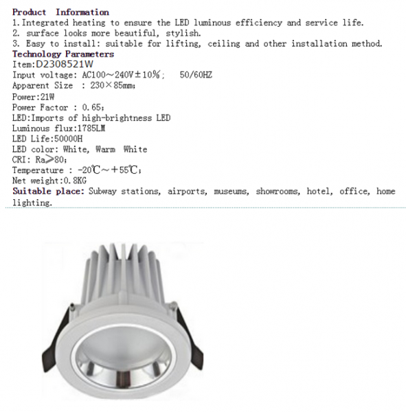 LED DownLighters