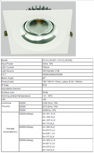 LED DownLighters