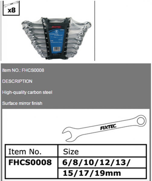 Hand Wrench Set