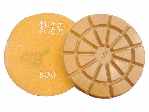 Diamond wet polishing pad