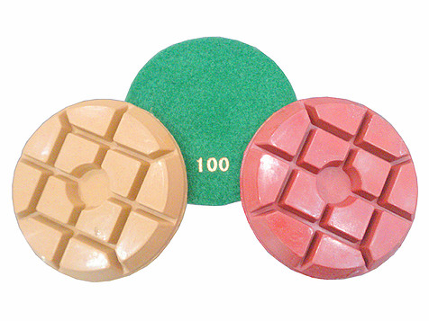 Diamond wet polishing pad