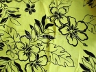 Flocked Satin Fabric