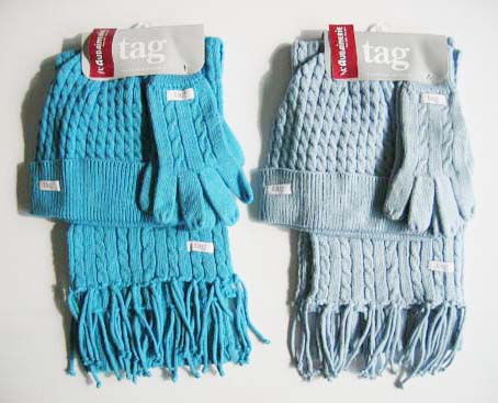 Scarf, Hat &Glove sets