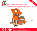 Interlocking brick making machine