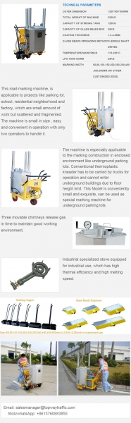 Thermoplastic Kneader Marking Machine