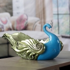 Golden Peacock Fruit Bowl