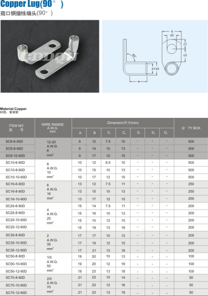 Copper lug