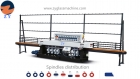 Straight glass edging machine