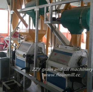 Small flour mill plant