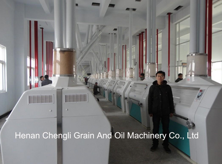 Wheat flour milling machine