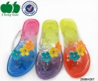 Plastic child nude flip flop