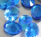 Glass Oval Shape Gemstones