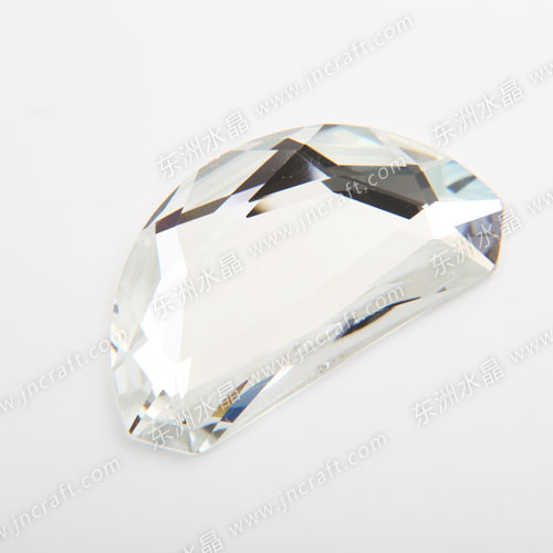 Glass Flat Back Stone