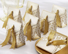 Gold Ribbon Favor Box-KL-FB7586