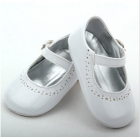Manufacture Infant white Mary Jane Dress Ivory White Leather Baby Shoes BHGB0898