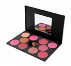 10 color blusher palette