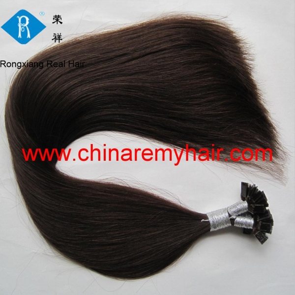 Flat tip hair extension