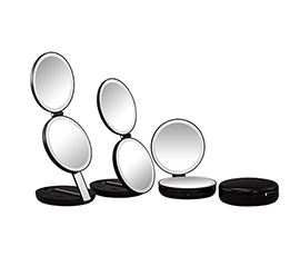 Foldable Makeup Mirror With Led Lights