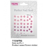 Flower sticker