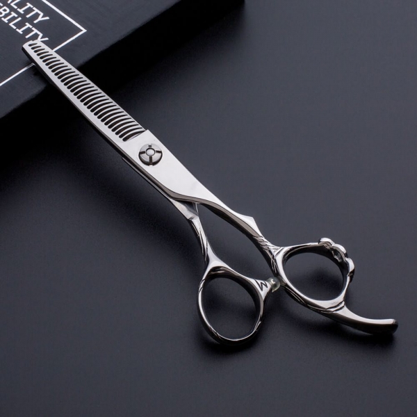 Hair salon thinning scissors