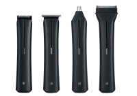 USB Powered Men's Grooming Kit Trimmer with Stainless Steel Blades, Full-Body & Nose Shaver, ABS Body for Hotel & Home Use