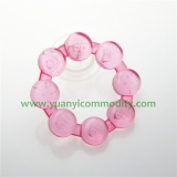 High Quality BPA  free EVA Plastic Baby Water Filled Teether