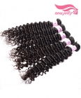 Unprocessed indian deep wave hair no tangle no shed virgin human hair