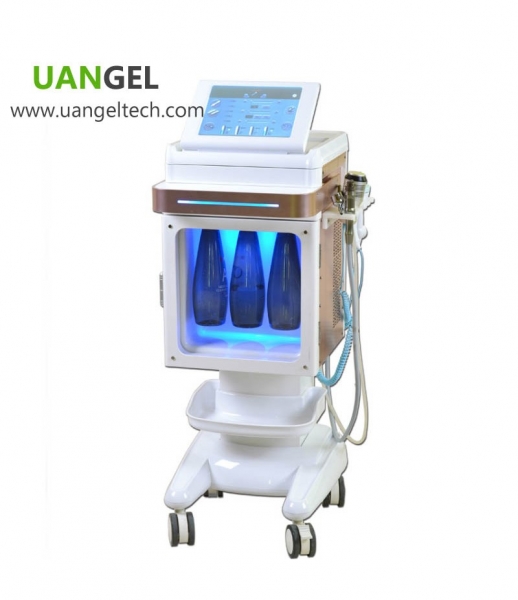 Professional 5 In 1 Ultrasonic Aqua Jet Peel Clear Oxygen Facial Machine