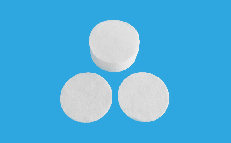 Round cotton pad