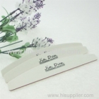 white halfmoon nail file professional nail file