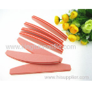 Halfmoon sponge nail file orange buffer file