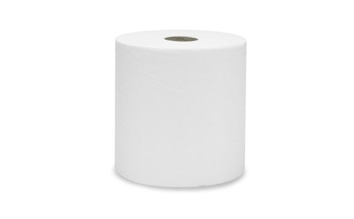 White Hardwound Towel Roll