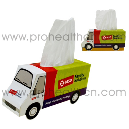 Truck shape tissue box