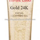 Private label Facial 24 K gold Cleansing Gel