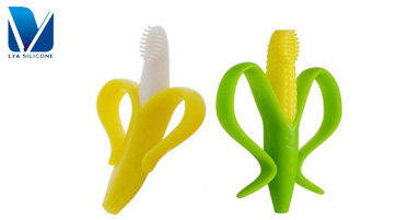 OEM silicone baby toothbrush