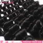 10-30 Inch #1B Grade 7A Brazilian Virgin Deep Wavy Hair