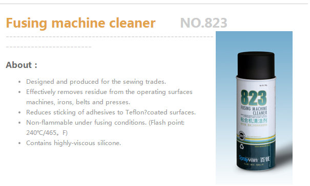 Fusing machine cleaner