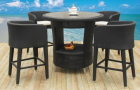 wicker bartable set （CH-W066）