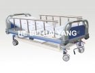 Movable Double-function Manual Hospital Bed with ABS Bed Head（A-48）