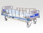 Movable Double-function Manual Hospital Bed with ABS Bed Head（A-51）